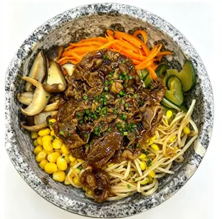Bibimbap de ternera