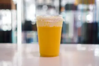 Peach Smoothies Cheese Foam (L)