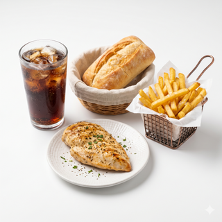 Menú plato infantil