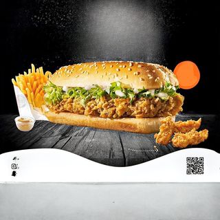 Crispy sandwish + frites