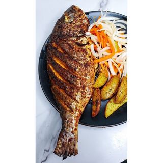 Grilled whole fish
