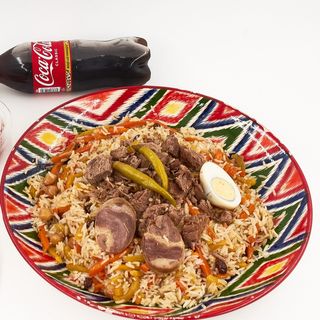 Плов 5кг, в подарок  Coca-Cola 2л + ачичук 3шт