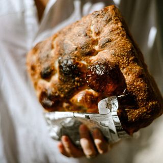 Foccacia com Azeite de Alecrim 20x20