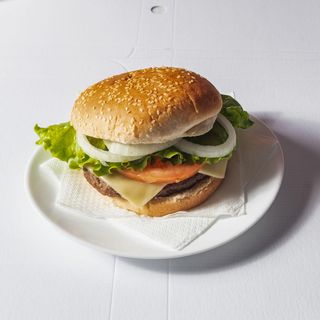 Hambúrguer no pão