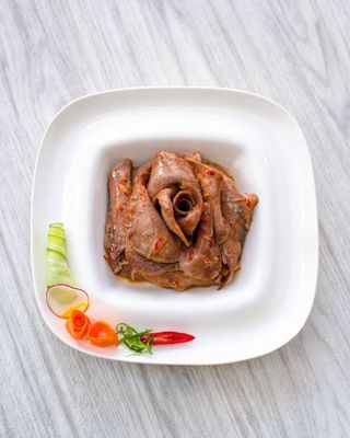 Карпачо з язика під японським соусом (120г)