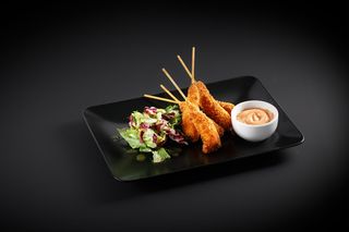 Creveti crocanti + sos sweet chilli