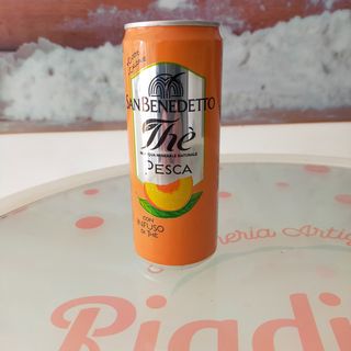 Tè alla pesca lattina