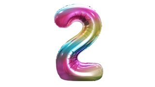 Balon 92cm tęczowy 2