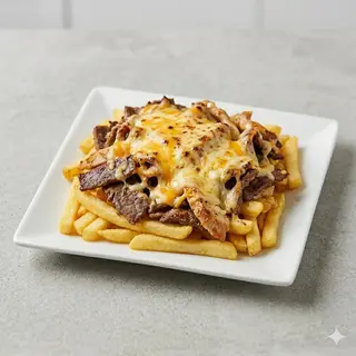Patatas Gratinadas Con Carne Kebab