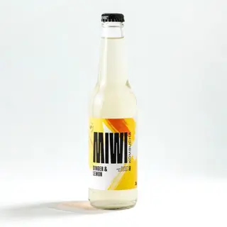 Kombucha de limón y jengibre