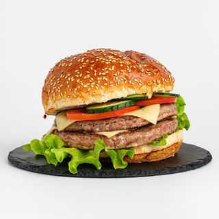 Double cheese burger