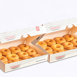 Double Dozen Original Glazed doughnut