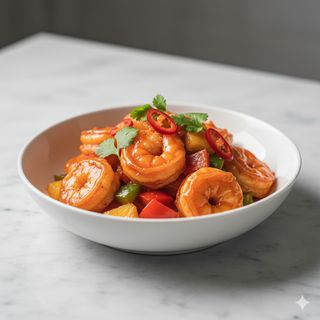 Gamberi in agrodolce