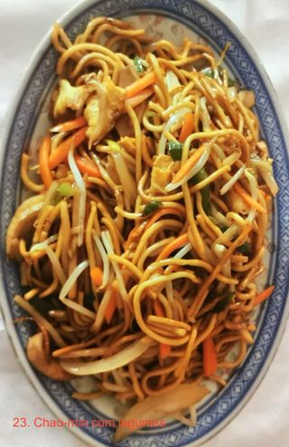 Chao Min com Legumes