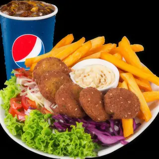 menú falafel