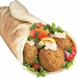 Durum Vegetal Con Falafel