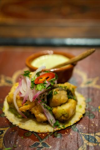 Ceviche Frito Y Takos