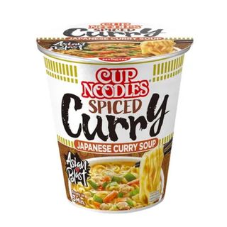 Taza Nissin con curry especiado y sopa de curry japonesa (63 gr)