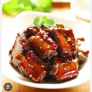 Putine di maiale in salsa agrodolce 