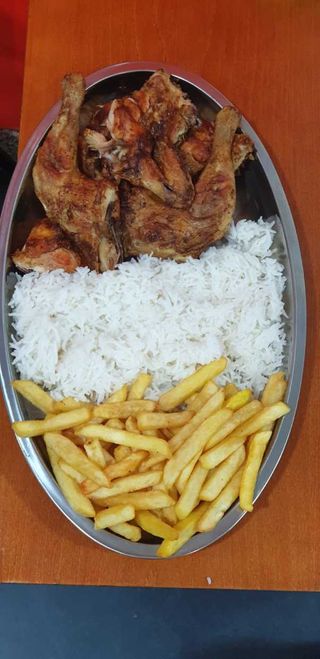 Menu familiar de frango