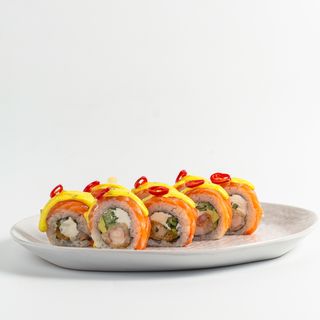 Філадельфія з креветкою темпура та трюфельним соусом ( 360г) 