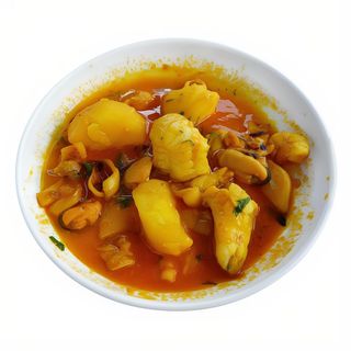 Suquet de rape con cordón de alioli