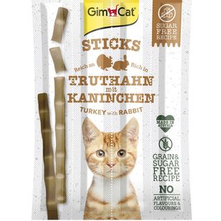 Ласощі GimCat стікс з індичкою та кроликом, 1 паличка