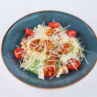 Салат "Цезарь" с креветками