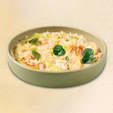 РИЗОТО С ПИЛЕ, ТИКВИЧКИ И ГРИЛОВАН ЛИМОН