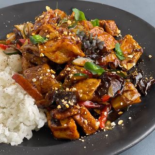 Plavi patlidžan sa povrćem 