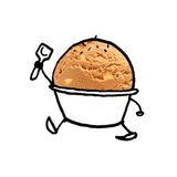 Helado de salted caramel (1 kg.)