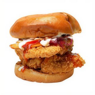 Double Crispy Chicken Burger