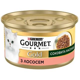 Gourmet Gold з лососем, соковита насолода, 85г