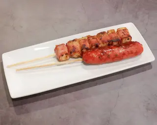 Espetinho de Frango com Bacon