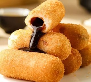 pasta de arroz frito con relleno de azúcar moreno china (5 uds.) 红糖糍粑