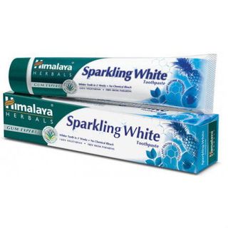 Pasta wybielająca Sparkling White bez fluoru 80g HIMALAYA