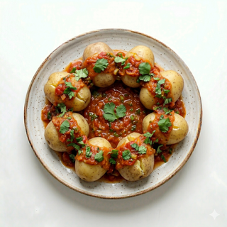 Patata Cocida Y Ahogado (Ración)
