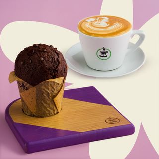 Mafin cokolada + Kapucino XL