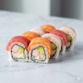 163.Rainbow roll
