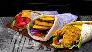 Cheese Naan Shawarma