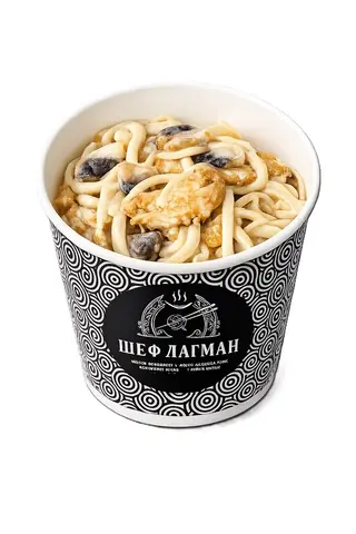 Сливочный лагман с шампиньонами (550г)
