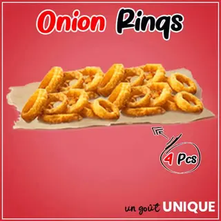 ONION RINGS 4 PIECES  