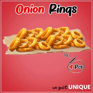 ONION RINGS 4 PIECES  