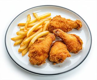 Menú de pollo frito 