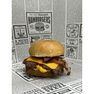 Smash bacon double burger