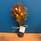 Ramo preservado con jarrones 