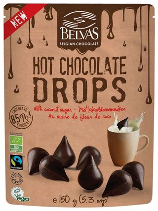 DROPSY CZEKOLADKI GORZKIE DO MLEKA BEZGLUTENOWE BIO 150 g - BELVAS