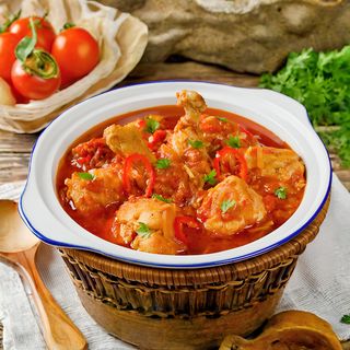 Чахохбили в остром соусе