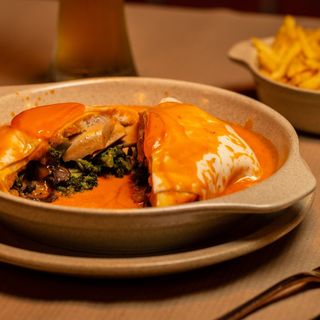 Francesinha Vegetariana Meia Dose