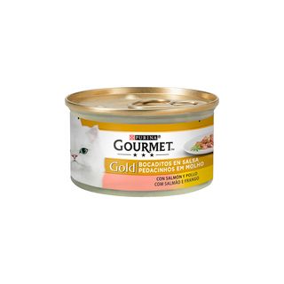 Alimento Gatos Salmón Gourmet Friskies 85 Gr